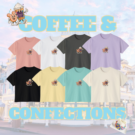 Coffee & Confession Tee BOXY Comfort Colors