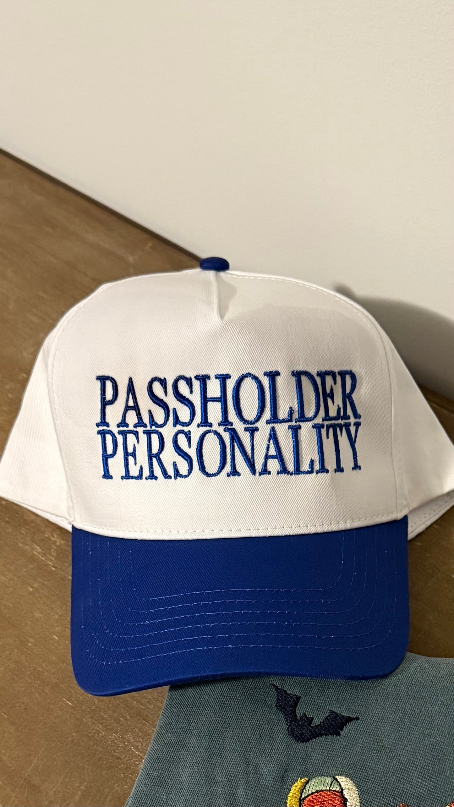 Passholder Personality Trucker Hat w/Four park icons on the side