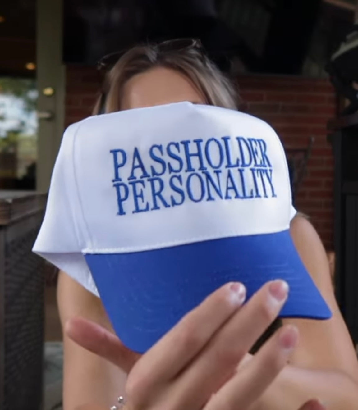 Passholder Personality Trucker Hat w/Four park icons on the side