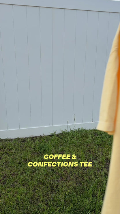 Coffee & Confession Tee BOXY Comfort Colors